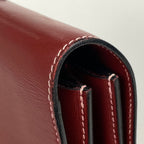 Hermes Kelly Depeches 38 Briefcase Business Box Calf Rouge Ache — view 6