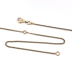 Chanel CC Logo Rhinestone Necklace Gold — view 3
