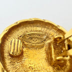 Chanel CC Logo Earrings Gold Plated — view 3