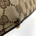 Gucci GG Pattern Tote Shoulder Bag Canvas Beige — view 3