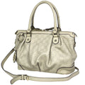 Gucci Guccissima Ski Handbag 2-Way GG Pattern Shimarais the Ivory