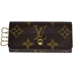 Louis Vuitton Multicles 4 Key Holder Key Hook Key Case Monogram Brown
