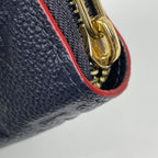 Louis Vuitton Zippy Wallet Round Zip Monogram Empreinte Marine — view 3