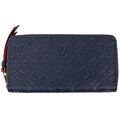 Louis Vuitton Zippy Wallet Round Zip Monogram Empreinte Marine