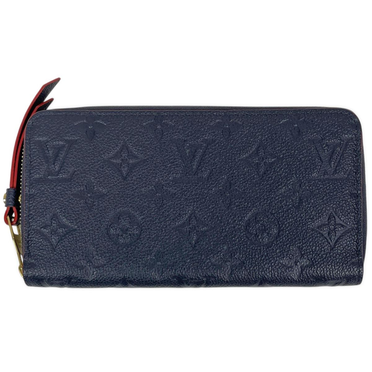 Louis Vuitton Zippy Wallet Round Zip Monogram Empreinte Marine