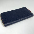 Louis Vuitton Zippy Wallet Round Zip Monogram Empreinte Marine — view 2