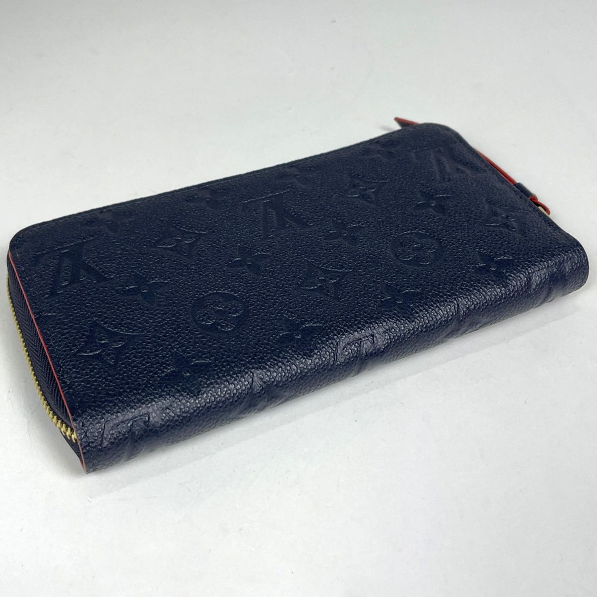 Louis Vuitton Zippy Wallet Round Zip Monogram Empreinte Marine — view 2