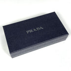 Prada Zip Around Wallet Leather Nero — view 7