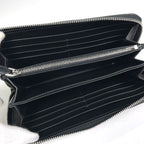 Prada Zip Around Wallet Leather Nero — view 5