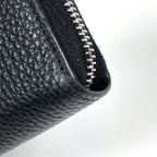 Prada Zip Around Wallet Leather Nero — view 3