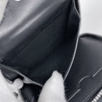 Loewe Anagram Zip Around Wallet Double Zipper Leather Black — view 6