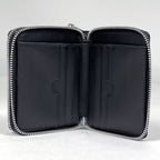 Loewe Anagram Zip Around Wallet Double Zipper Leather Black — view 8
