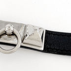 Hermes Rival Double Tour Bracelet Strand Black — view 5