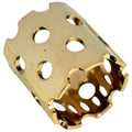 Hermes Perforet Scarf Ring Gold Plated