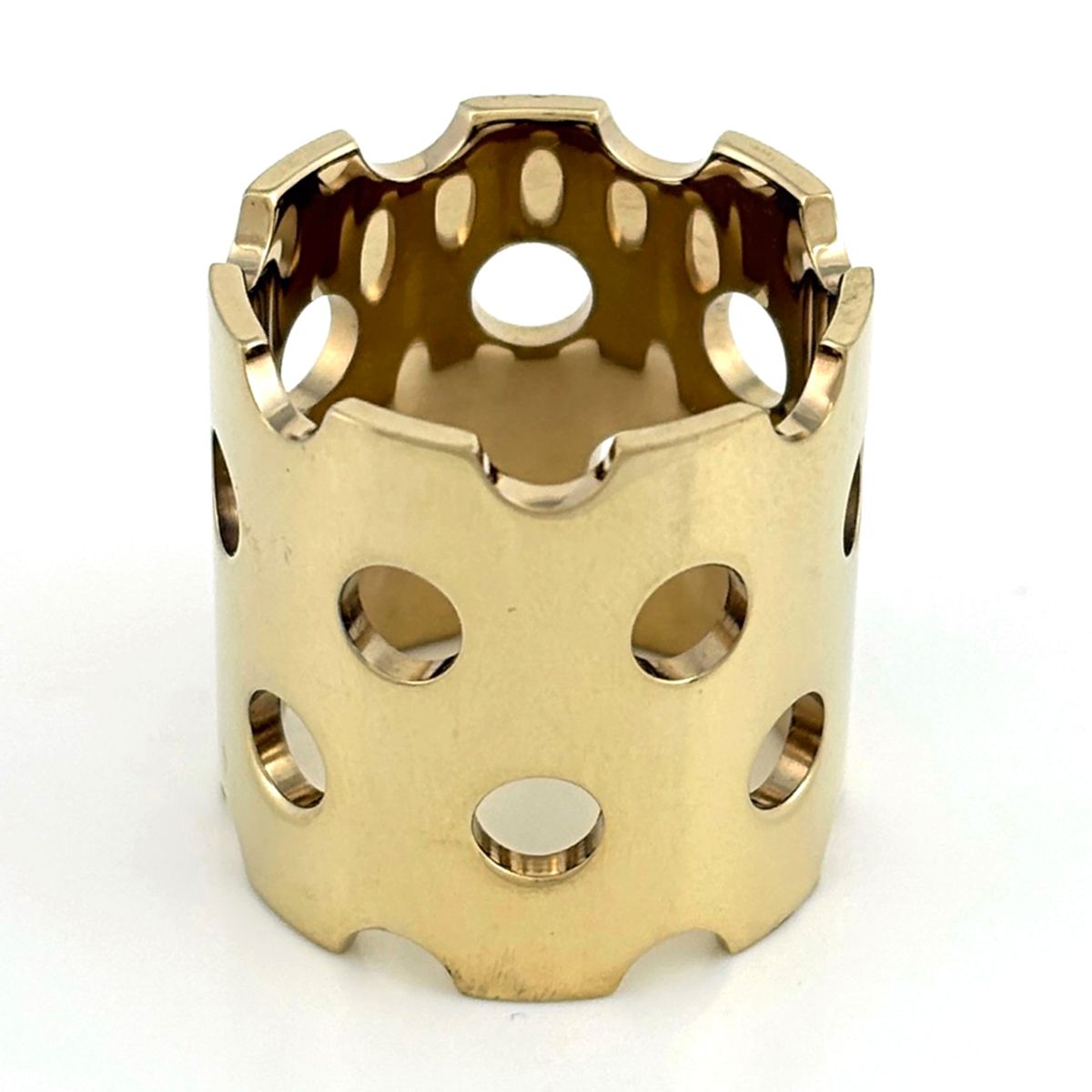 Hermes Perforet Scarf Ring Gold Plated — view 3