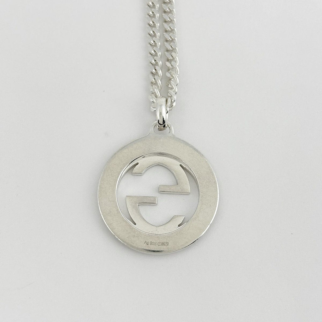 Gucci Interlocking Necklace 925 Sterling Silver — view 2
