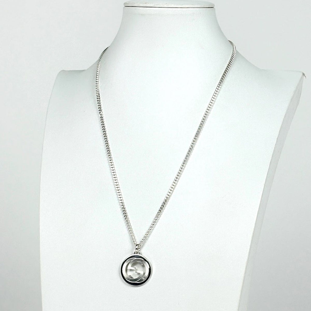 Gucci Interlocking Necklace 925 Sterling Silver — view 4