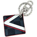 Louis Vuitton Porte Cles Illustre Latitude American Cup Key Holder Metal Damier