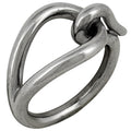 Hermes Jumbo Scarf Ring Closure Metal Silver