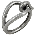 Hermes Jumbo Scarf Ring Closure Metal Silver