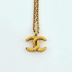 Chanel CC Logo Necklace Gold Plated — view 2