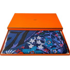 Hermes Carre Tiger Alice Charley Shawl Scarf — view 9