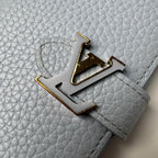 Louis Vuitton Vertical Compact Wallet Capucines Bifold — view 9
