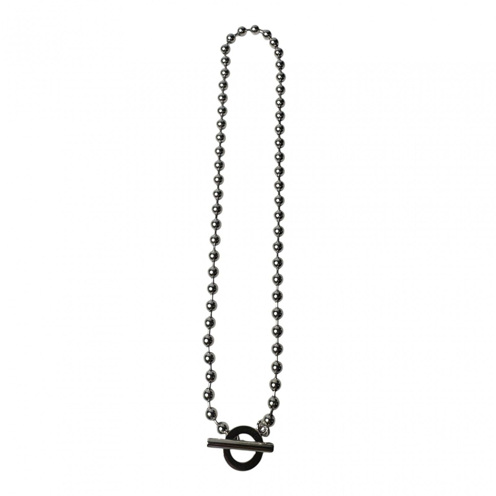 Gucci Polished Ball Chain Necklace 925 Sterling Silver — view 3