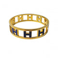 Hermes Rondo Ash Bangle Reversible Bracelet
