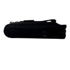 Fendi Baguette Phone Pouch Nylon Shoulder Bag Black — view 4