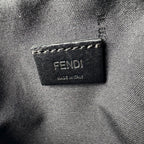 Fendi Baguette Phone Pouch Nylon Shoulder Bag Black — view 8