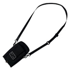 Fendi Baguette Phone Pouch Nylon Shoulder Bag Black — view 2