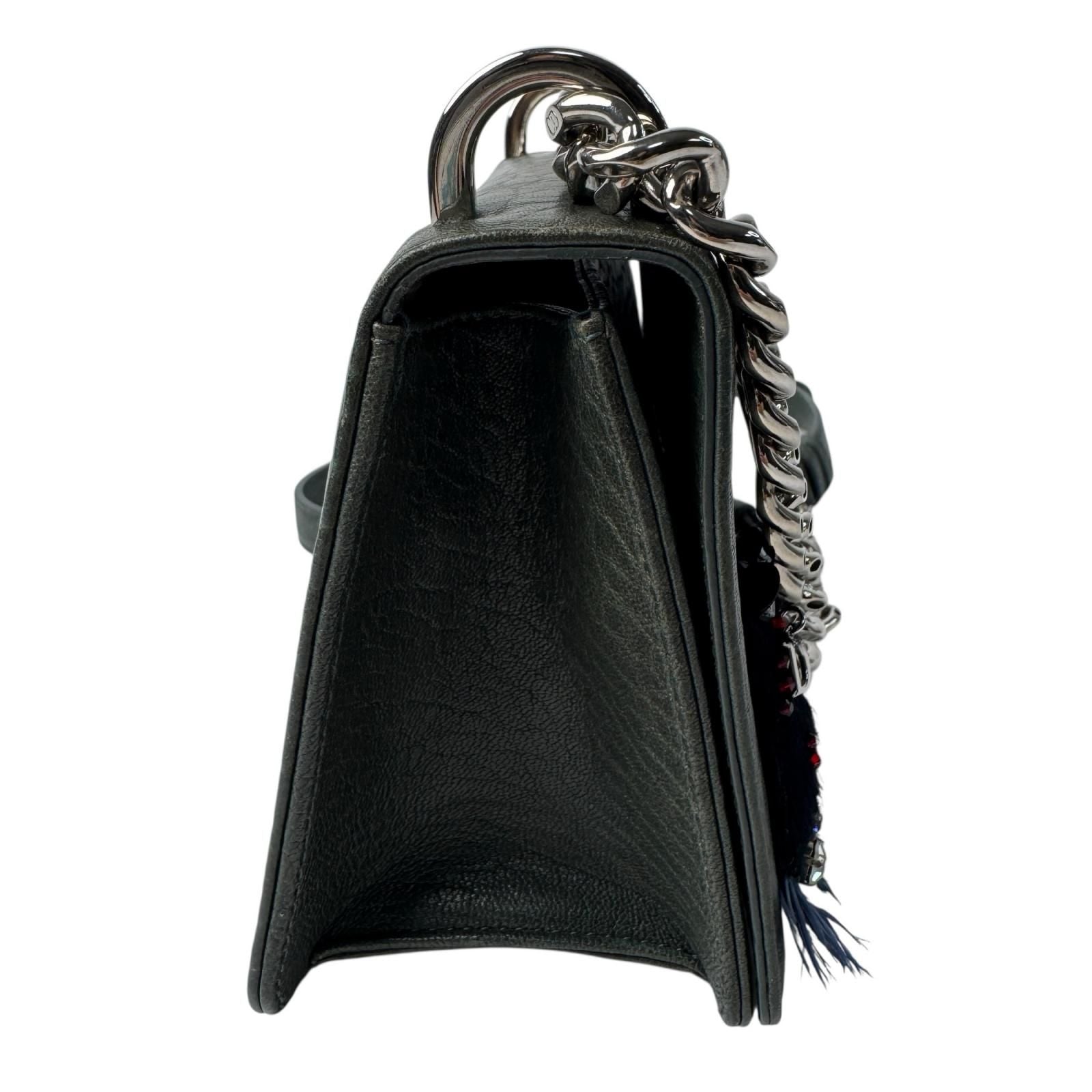 Dior Diorama Club Emblem Chain Shoulder Bag Dragonfly — view 6