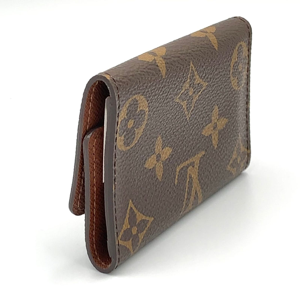 Louis Vuitton Multicles 6 Monogram Leather Brown Key Case Gold Key Holder — view 2