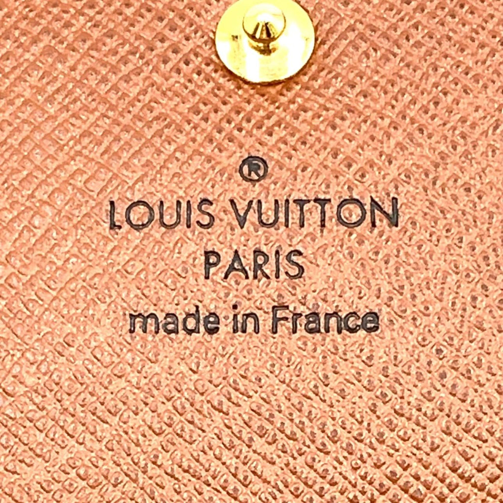 Louis Vuitton Multicles 6 Monogram Leather Brown Key Case Gold Key Holder — view 4