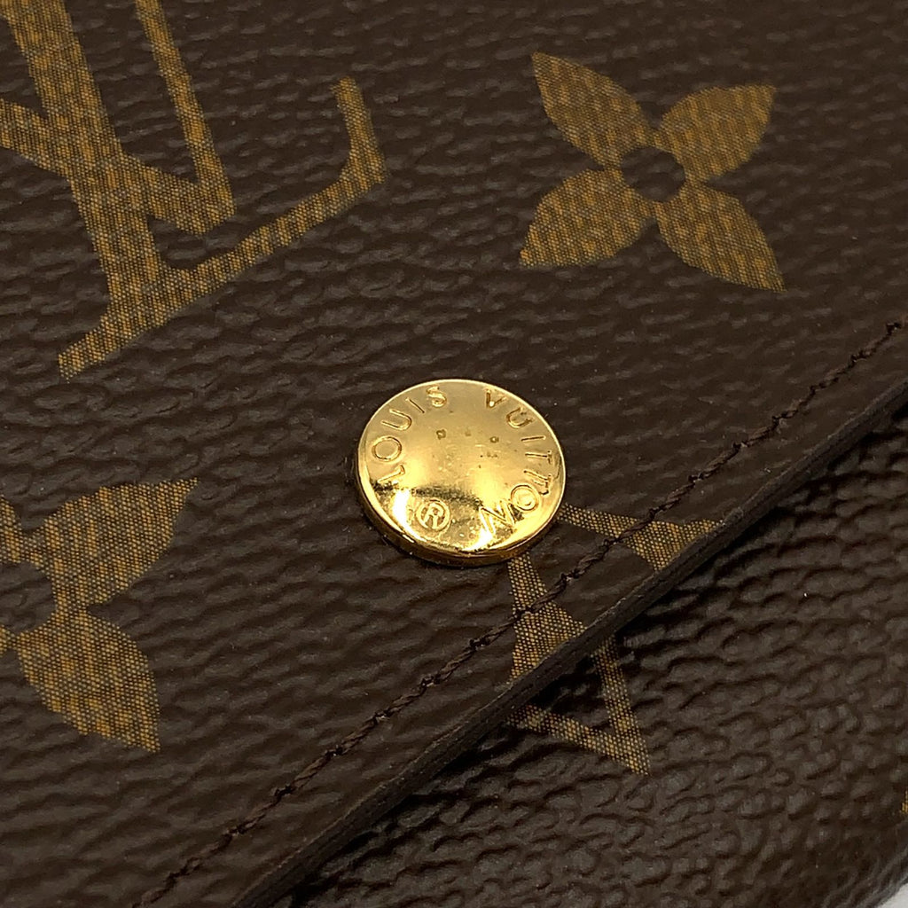 Louis Vuitton Multicles 6 Monogram Leather Brown Key Case Gold Key Holder — view 9