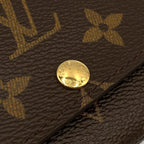 Louis Vuitton Multicles 6 Monogram Leather Brown Key Case Gold Key Holder — view 9
