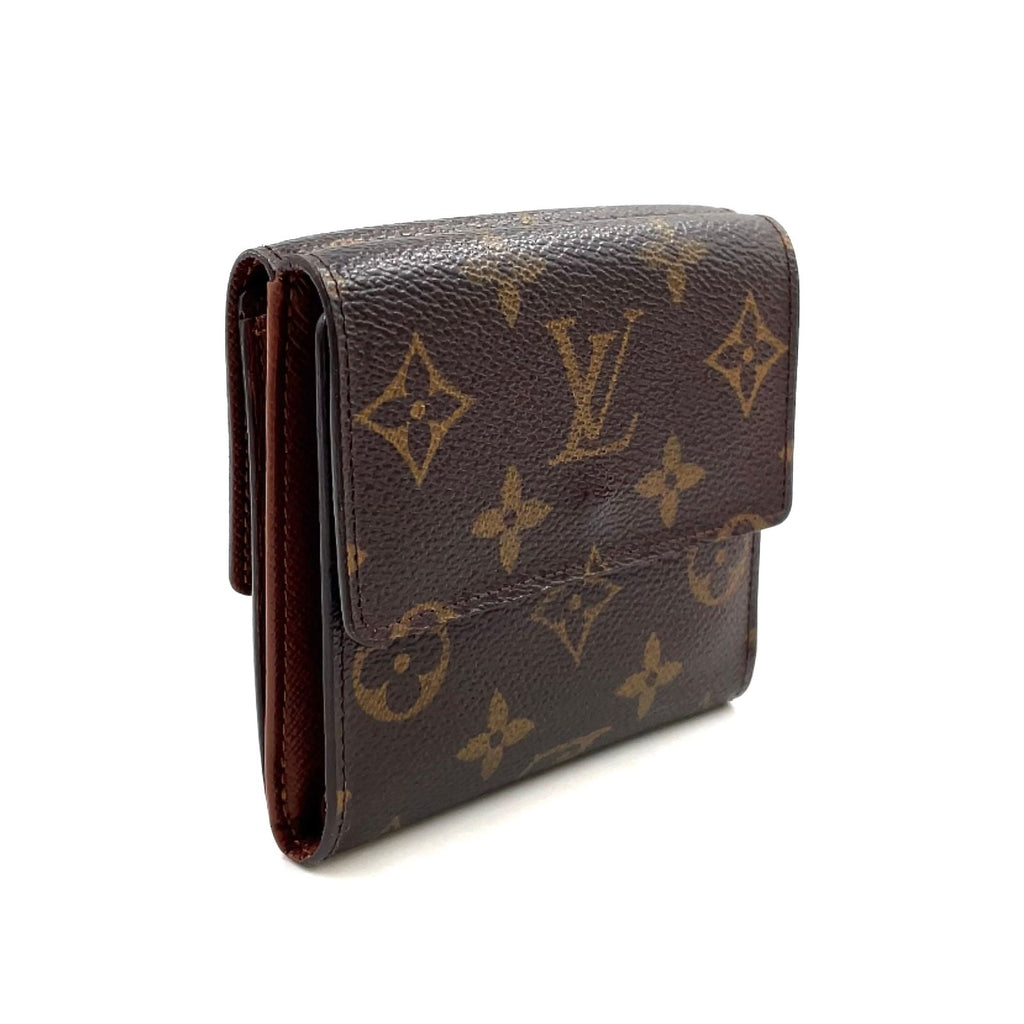 Louis Vuitton Porte Monet Billets Cult Cles Monogram Leather Brown Trifold — view 2
