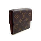 Louis Vuitton Porte Monet Billets Cult Cles Monogram Leather Brown Trifold — view 2