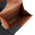 Louis Vuitton Porte Monet Billets Cult Cles Monogram Leather Brown Trifold — view 5