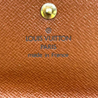 Louis Vuitton Porte Monet Billets Cult Cles Monogram Leather Brown Trifold — view 4