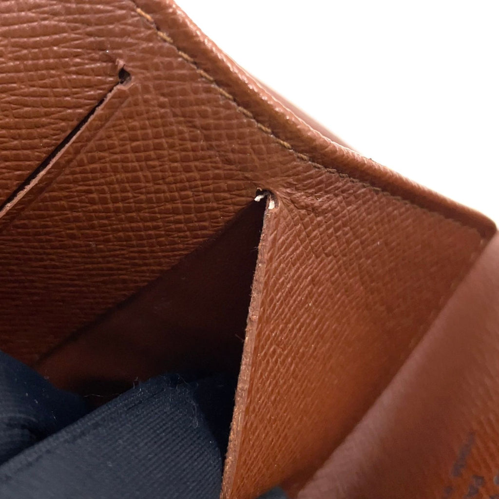 Louis Vuitton Porte Monet Billets Cult Cles Monogram Leather Brown Trifold — view 9