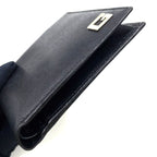 Gucci Bifold Leather Black Wallet Silver — view 5