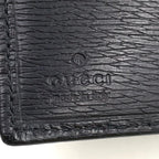 Gucci Bifold Leather Black Wallet Silver — view 4