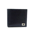 Gucci Bifold Leather Black Wallet Silver