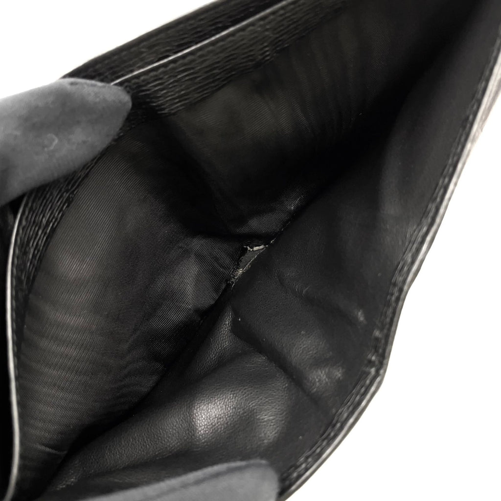 Gucci Bifold Leather Black Wallet Silver — view 9