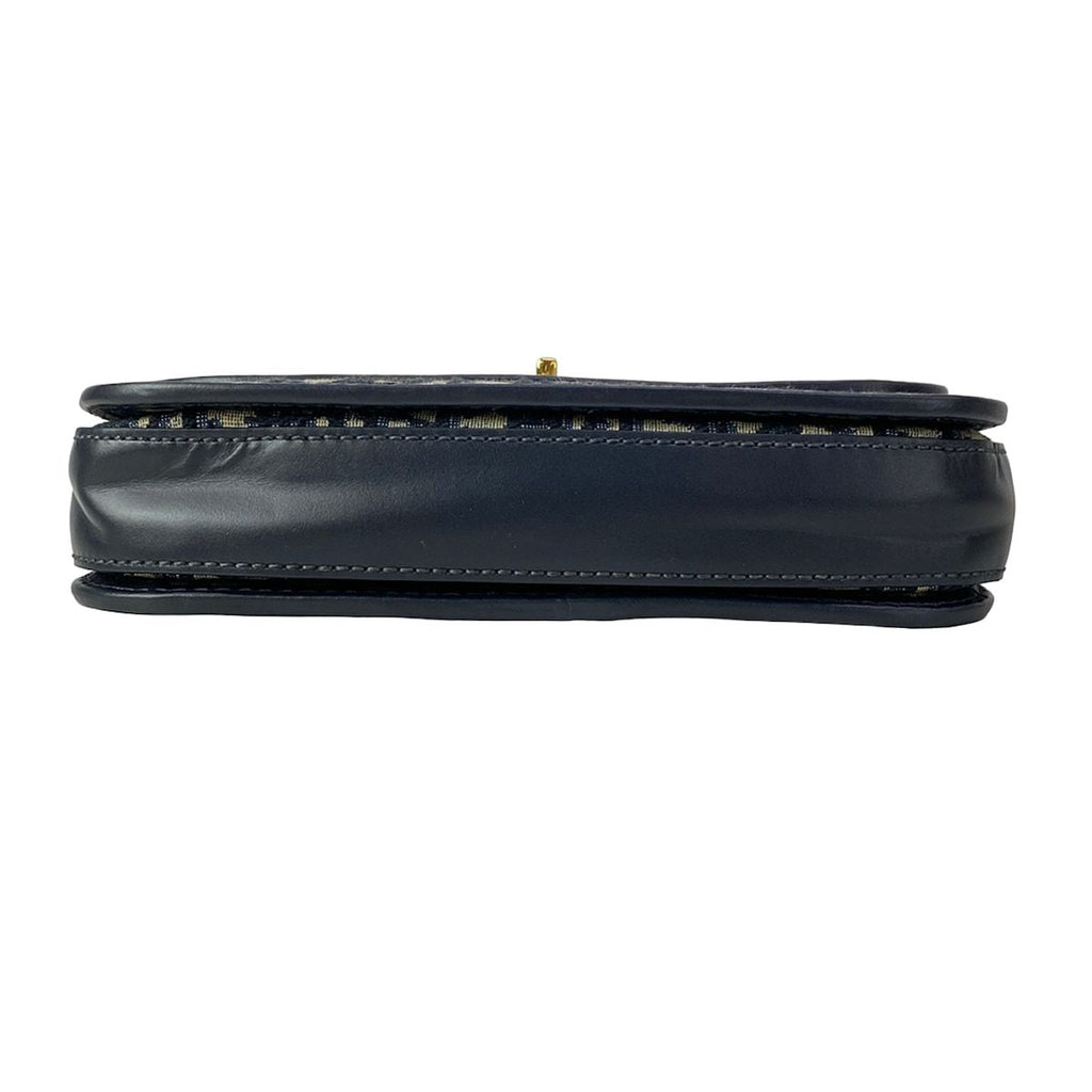 Dior Shoulder Bag 30 Montaigne Oblique Dark Navy Ivory Black — view 5