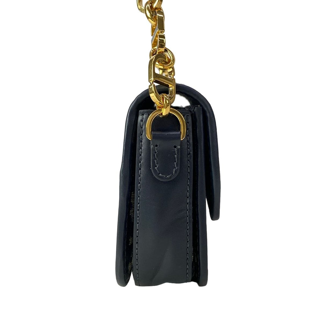 Dior Shoulder Bag 30 Montaigne Oblique Dark Navy Ivory Black — view 2