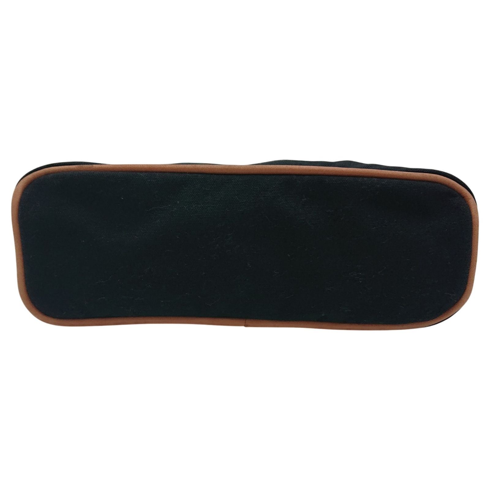 Hermes Bolide Pouch Mmh Logo Leather Black — view 7