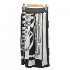Hermes Tresor de Medor Rayure Twill Lane Skirt